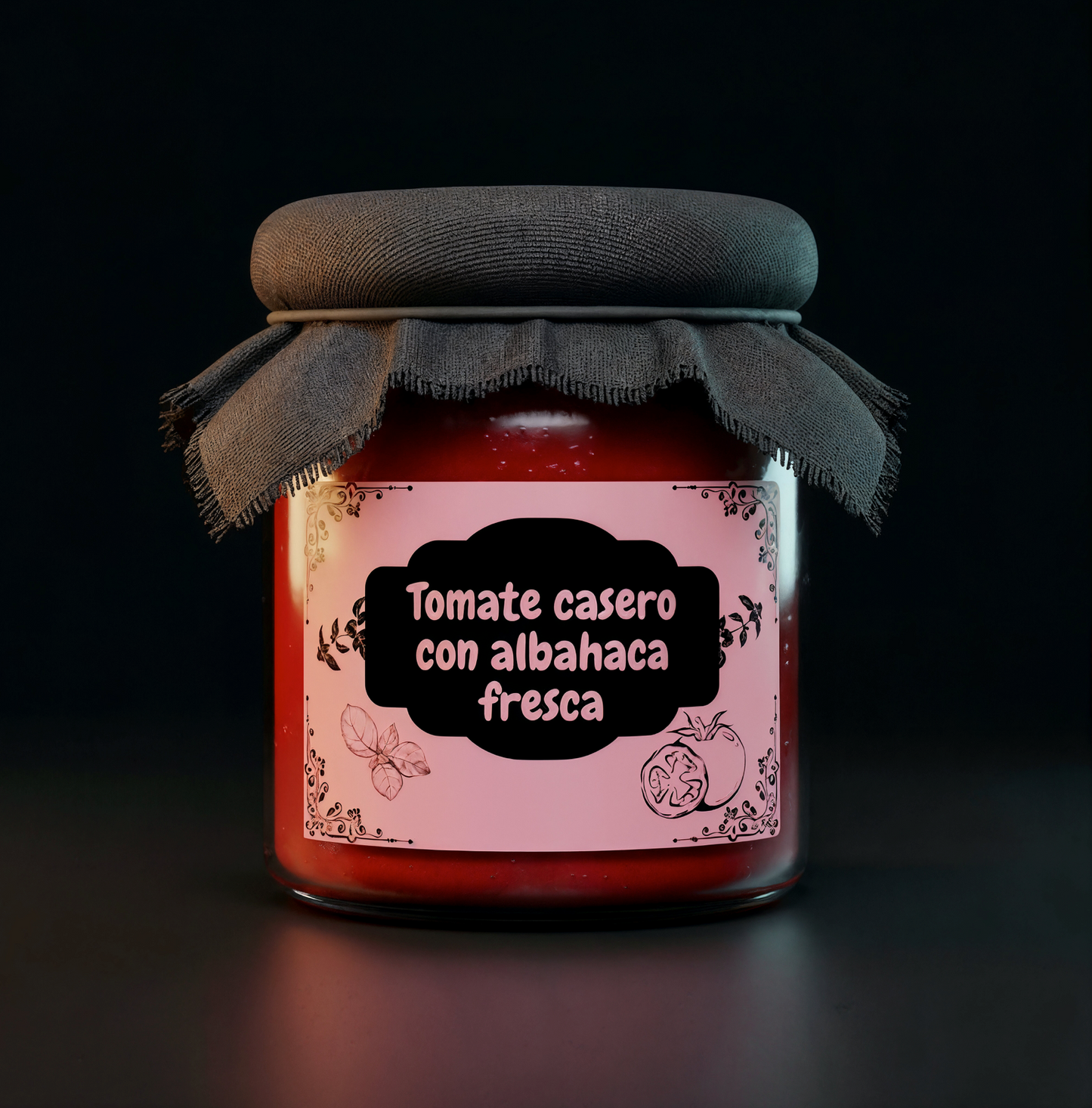 Tomate Casero con Albahaca