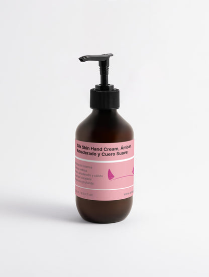 Hand Cream · Ámbar y Cuero